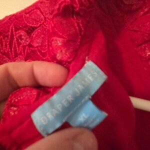 Draper James Red Lace Dress